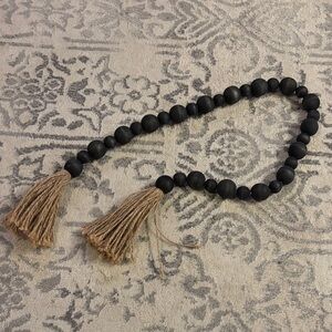Black Beaded decor